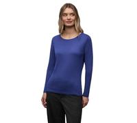 Street One Frauen Basic Rundhalsshirt in Blau, Gr: 34