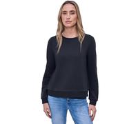 Sweatshirt STREET ONE, Damen, Gr. 38, shadowed navy, Sweatshirts Sweatshirt, mit Rundhalsausschnitt (59154758-38) shadowed navy