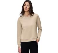 Sweatshirt STREET ONE, Damen, Gr. 42, cotton beige, Sweatware, 85% Baumwolle, 15% Polyester, unifarben, comfort fit, Rundhals, Bündchen, Sweatshirts Sweatshirt, mit Rundhalsausschnitt (71479205-42) co