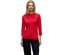 Street One Frauen Basic Turtleneck Shirt in Rot, Gr: 42