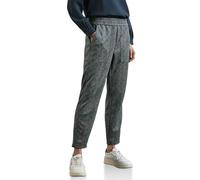 Street One Damen Bedruckte Velours Hose