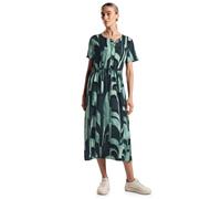 Bedrucktes Midi-Kleid Grün 34