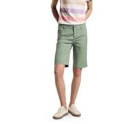 STREET ONE Damen A377225 Bermuda Shorts, Dry Salvia Green, 34 EU