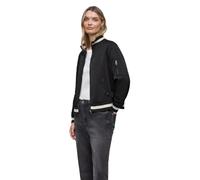 Street One Frauen Blouson mit Collegedetails in Schwarz, Gr: 42