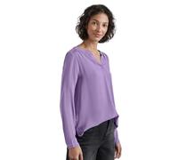 Street One Frauen Bluse in Unifarbe in Lila, Gr: 44