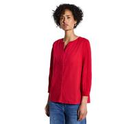 STREET ONE Damen A345666 Bluse mit Tapedetails, Glory red, 46