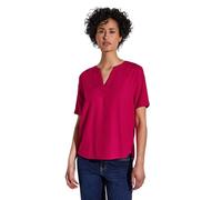 Street One Frauen Bluse in Unifarbe in Pink, Gr: 38