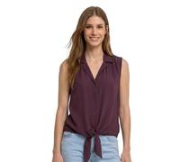 Street One Damen Blusentop mit Bowling-Kragen und Knoten