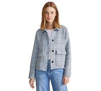 Street One Damen Boucle Jacke warm light blue 46