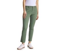 Street One Frauen Casual Fit Twill Hose in Grün, Gr: 34