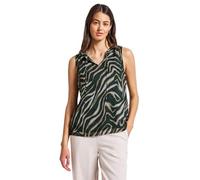 Street One Damen Chiffon Blusentop mit Print
