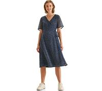 Street One Damen Chiffonkleid in Wickeloptik