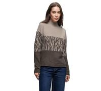 Street One Damen Color-Block Jacquard Sweater
