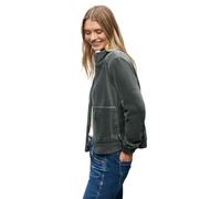 Cordjacke STREET ONE, Damen, Gr. 46, balsam grün, Cord, Obermaterial: 60% Baumwolle, 38% Polyester, 2% Elasthan. Futter: 100% Polyester, unifarben, regular fit normal, elastischer Bund, Jacken, mit el