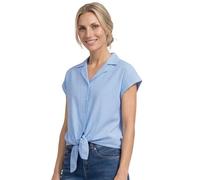 Street One Dropped Shoulder Bluse mit Bowling-Kragen original Blue 38