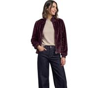 Street One Damen Fake Fur Blouson mit Strickdetails