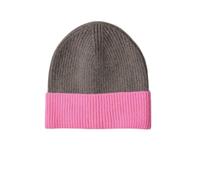 Feinstrick Beanie im Colorblock-Look