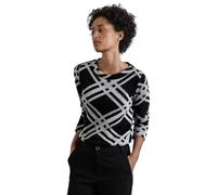 Langarmshirt STREET ONE Gr. 38, schwarz (black) Damen Shirts (60157449-38) black