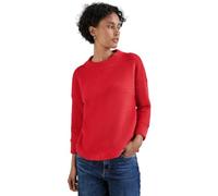 STREET ONE Damen Flauschiges Shirt,Mandarin Red,44