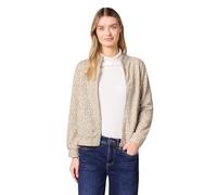 Street One Frauen Gemusterte Jacke in Beige, Gr: 44