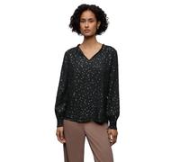 Tunika STREET ONE, Damen, Gr. 36, schwarz, Web, 100% Viskose, gemustert, normal, V-Ausschnitt, Tuniken (42923028-36) schwarz