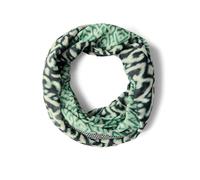 STREET ONE Damen A572765 Gemusterter Loop Schal, Tendril Green, A
