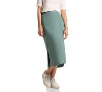 STREET ONE Damen Gerippter Midi-Rock A361533, Seafoam Green, 42