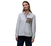 Street One Damen Gestreifte Hemdbluse