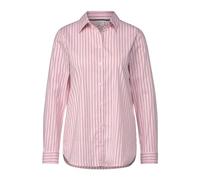 Hemdbluse STREET ONE Gr. 40, rosa (rosé) Damen Blusen langarm mit längerem Rückenteil (74644267-40)