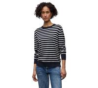 Gestreifter Pullover Blau 40