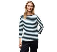 Street One Damen Gestreiftes U-Boot Shirt