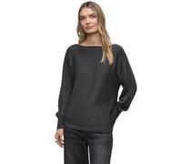 Street One Frauen Glitzernder Dolman Pullover in Grau, Gr: 34