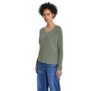 STREET ONE Damen A303220 Glitzernder Pullover, Dusty Milky Green, 40