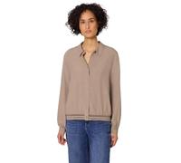 Street One Frauen Hemdbluse mit Collegedetails in Braun, Gr: 44