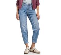 Comfort-fit-Jeans STREET ONE, Damen, Gr. 26, Länge 28, blau (light blau wash), Jeans, 63% Baumwolle, 25% Polyester, 10% Viskose, 2% Elasthan, unifarben, knöchelfrei, Jeans, 5-Pocket-Style (52020940-26