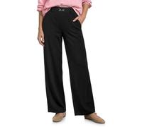 Stoffhose STREET ONE, Damen, Gr. 36, Länge 30, schwarz, Stoff, 61% Viskose, 32% Polyamid, 7% Elasthan, unifarben, comfort fit lang, Hosen Stoffhose, in Unifarbe (22465217-36) schwarz