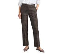 Street One High Waist Straigt Leg Hose im Casual Fit Darkest Brown 34