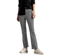 Stoffhose STREET ONE, Damen, Gr. 46, Länge 30, schwarz, Stoff, 70% Polyester, 26% Viskose, 4% Elasthan, Jacquardmuster, skinny fit lang, Hosen, Jacquard (38625854-46) schwarz
