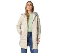 Steppjacke STREET ONE, Damen, Gr. 42, powder beige, Web, Obermaterial: 55% Polyester, 45% Polyamid. Futter: 100% Polyester. Wattierung: 100% Polyester (REPREVE), unifarben, lässig geschnitten Po-bedec