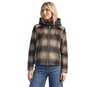 Street One Damen Jacke mit Wollanteil und abnehmbarer Kapuze | auburn brown 42