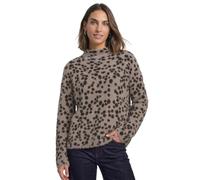 Street One Damen Jacquard Pullover mit Turtle Neck