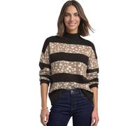 Street One Damen Jacquard Pullover mit Turtle Neck