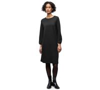 Jersey-Kleid in Unifarbe Schwarz 34