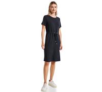 STREET ONE Damen 1408928 Jersey-Kleid mit Tunnelzug, Deepwater Blue, 36