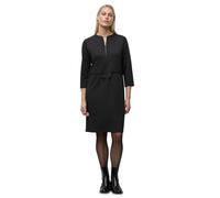 Street One Frauen Jersey-Kleid mit Zipper in Schwarz, Gr: 34