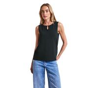 STREET ONE Damen A323041 Jersey-Top mit Cut-Out, Pine Grove Green, 38