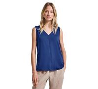 Street One Damen A323333 Jersey-Top mit Häkeldetails, Dodger Blue, 38