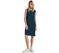 STREET ONE Damen A144583 Kleid in Unifarbe, Tide Blue, 44