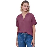 Kurzarm Bluse mit Turn-Up
