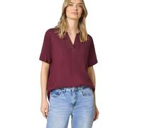 Street One Damen Kurzarm Bluse mit Turn-Up